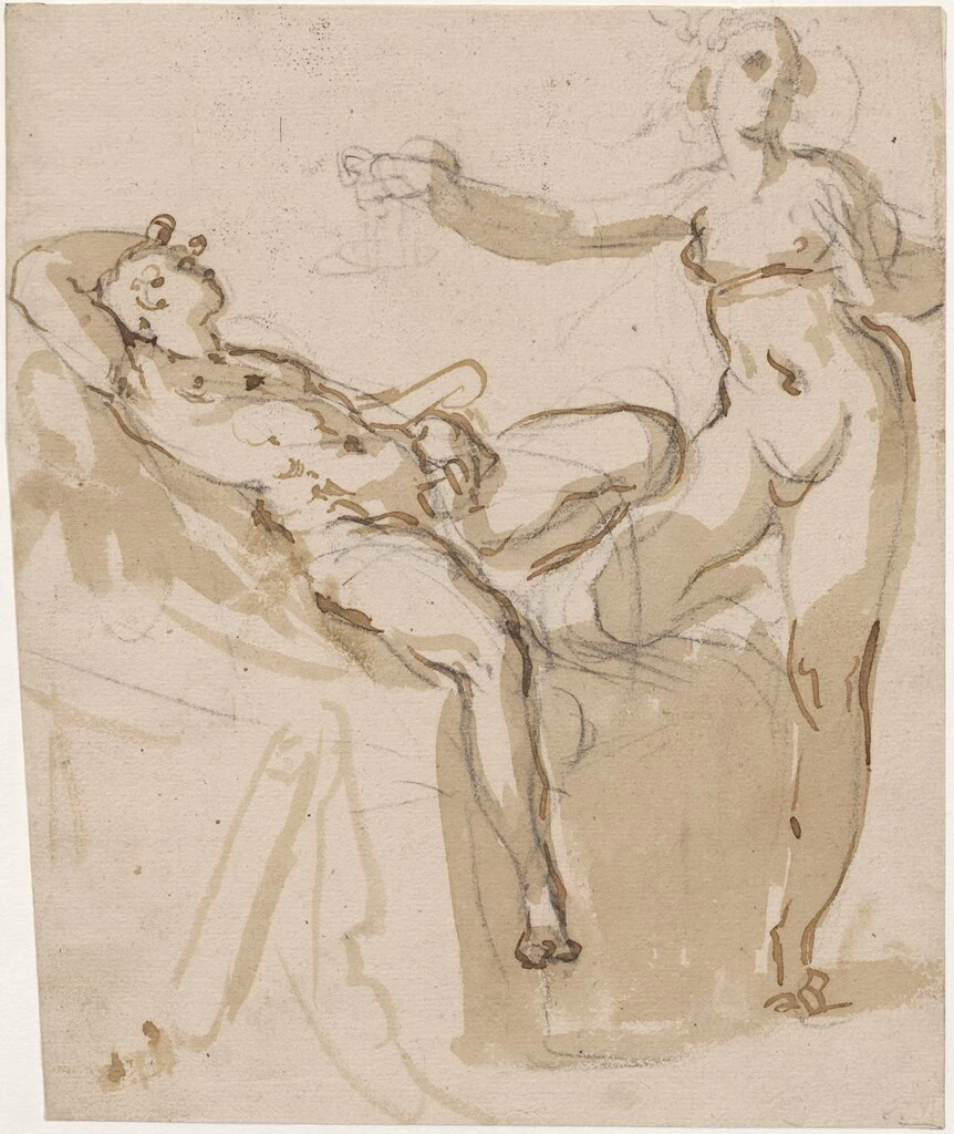 Bartholomeus Spranger - 146, Psiche scopre l'identità di Amore, Leiden University Library